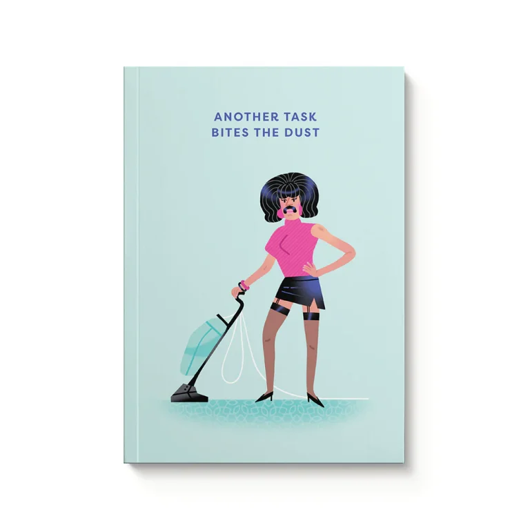 Another Task Bites The Dust | A5 Notebook – Farm House Collection