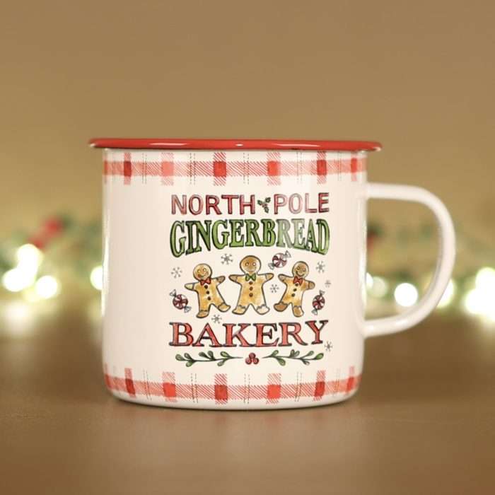 North Pole Gingerbread Bakery | Enamel Mug | 650 ML